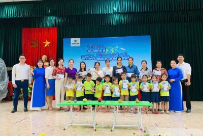 HOẠT ĐỘNG GIAO LƯU TIẾNG ANH CỦA CÁC CON HỌC SINH TRƯỜNG MẦM NON GIAO LẠC